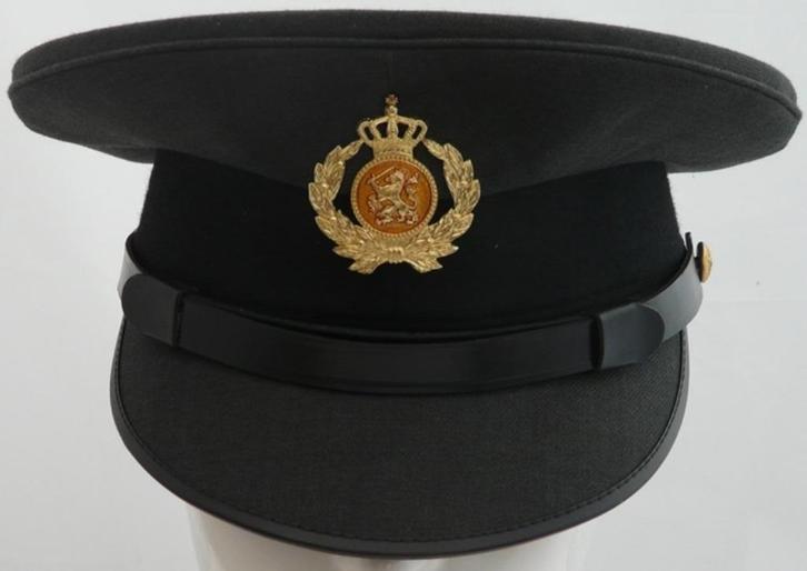 Pet, Uniform, DT2000, Officier, maat: 58, KL, 2003.(Nr.4), Verzamelen, Militaria | Algemeen, Landmacht, Kleding of Schoenen, Nederland