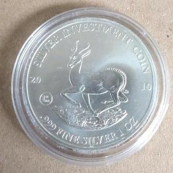 1 oz Silver munt Springbok 2010 uit Malawi beschikbaar voor biedingen
