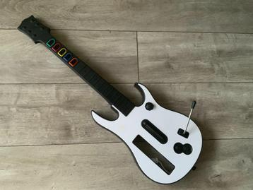 Nintendo Wii Guitar Hero / Rock Band Gitaar - Wit - Rockband beschikbaar voor biedingen