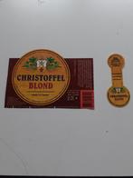Etiket Christoffel Blond, Ophalen of Verzenden, Zo goed als nieuw