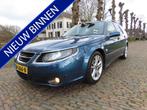 Saab 9-5 Estate 1.9 TiD Vector Sport Ecc Cruisecontrol Leer, Auto's, Saab, Voorwielaandrijving, 15 km/l, 150 pk, Blauw