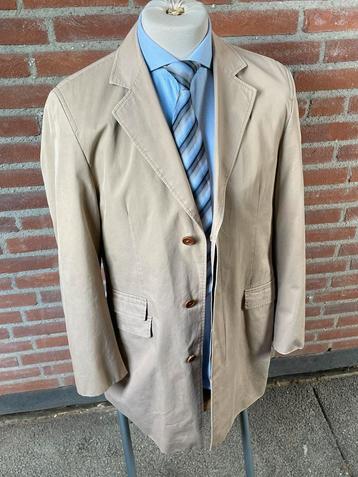 Sartoria beige jas, 100% Katoen maat 48 beschikbaar voor biedingen