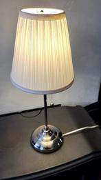 Schemerlamp ~ tafellamp met Chrome voet & trekschakelaar, Ophalen, Zo goed als nieuw, Minder dan 50 cm