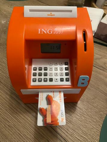 Pinautomaat van ING, zo goed als nieuw beschikbaar voor biedingen