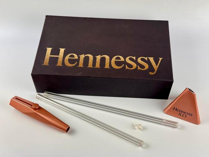 Zeer zeldzame Hennessy Fusil in Originele Doos Compleet Set, Antiek en Kunst, Kunst | Designobjecten, Ophalen of Verzenden