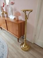 Vintage Hollywood Regency messing piedestal zuil, Ophalen, Tweedehands, Tweedehands, Tweedehands