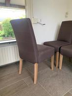 6x eetkamertafel Tucker Rody Espresso, Ophalen, Zo goed als nieuw, Stof, Vijf, Zes of meer stoelen