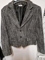 UPTOWN WOMAN ZWART/WIT BOUCLE JASJE MAAT L, Kleding | Dames, Zwart, Maat 42/44 (L), Nieuw, Ophalen of Verzenden