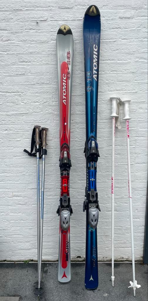 Atomic Carve Ski's - atomic 8-18 en 9-18, Sport en Fitness, Skiën en Langlaufen, Gebruikt, Ski's, Skiën, Atomic, Carve, 160 tot 180 cm