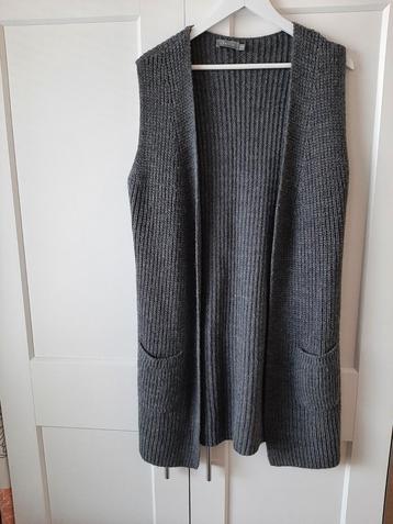 Geisha donkergrijs mouwloos vest gilet maat L/40 beschikbaar voor biedingen