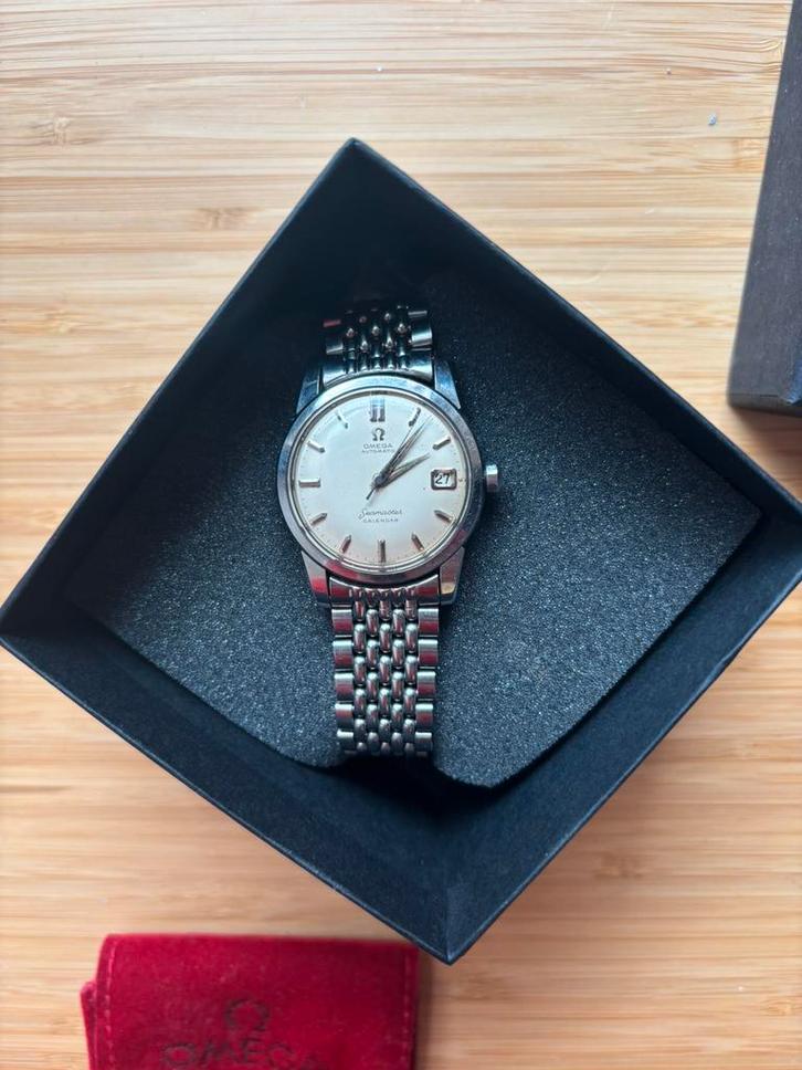 Omega Seamaster 2849, Sieraden, Tassen en Uiterlijk, Horloges | Heren, Zo goed als nieuw, Omega, Leer, Ophalen of Verzenden