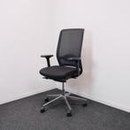 Bureaustoel - Zwart - Netweave rug, Gebruikt, Ophalen of Verzenden, Bureaustoel, Zwart