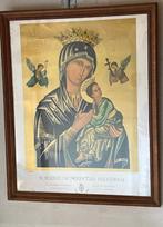 Vintage Byzantijns icoon  Onze-Lieve-Vrouw, Ophalen of Verzenden, Gebruikt, Kaart of Prent