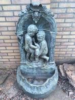 Bronze Two Boys Pouring Vase Wall Fountain Sculpture, Antiek en Kunst, Antiek | Koper en Brons, Ophalen, Brons