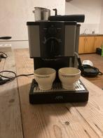 Zwart piston koffiemachine, Witgoed en Apparatuur, Koffiezetapparaten, Gebruikt, Koffiemachine, Gemalen koffie, 1 kopje
