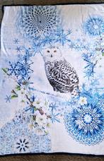 NIEUWE deken plaid HIP sneeuwuil 130 x 160cm, Ophalen of Verzenden, Nieuw