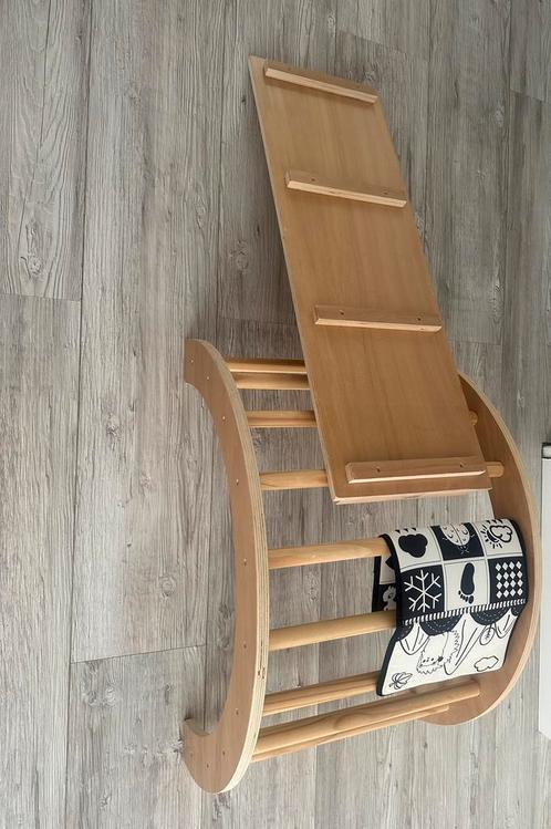 Montessori klimrek met glijbaan, Kinderen en Baby's, Speelgoed | Houten speelgoed, Zo goed als nieuw, Overige typen, Ophalen of Verzenden
