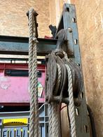 Hijsblok met touw, Ophalen, Gebruikt, Handmatig