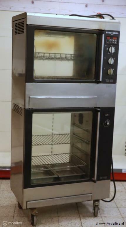 Online Veiling: Eurogrill kippengrill met verwarming type..., Zakelijke goederen, Horeca | Keukenapparatuur, Gebruikt