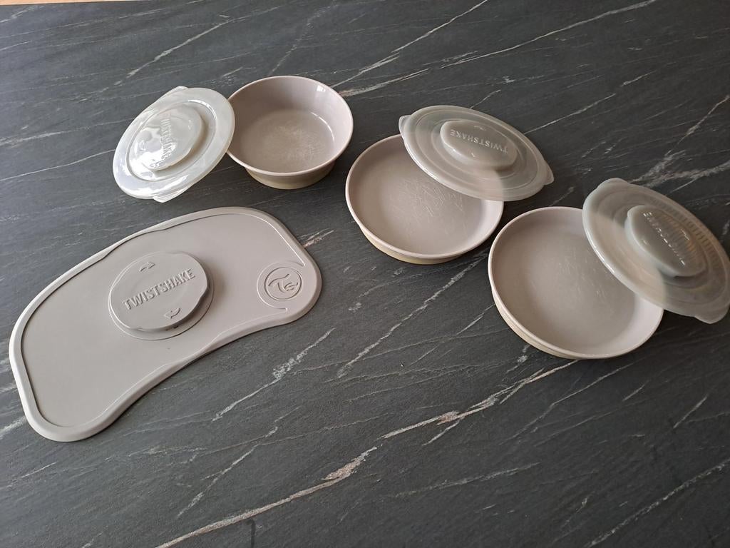 Twistshake Klik Placemat met Borden en Kom, Ophalen of Verzenden, Gebruikt, Overige typen