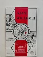 AJAX - Willem II Seizoen 1982-83 no19 Johan Cruijff v Basten, Verzamelen, Sportartikelen en Voetbal, Verzenden, Zo goed als nieuw