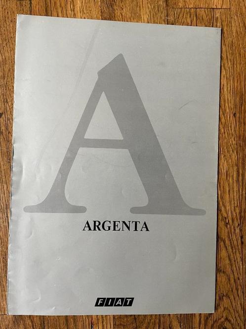 Fiat Argenta 1983, Boeken, Auto's | Folders en Tijdschriften, Zo goed als nieuw, Overige merken, Ophalen of Verzenden