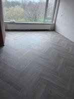 Vinyl visgraat vloer licht hout 17,4 m2, Huis en Inrichting, Stoffering | Vloerbedekking, Ophalen, Zo goed als nieuw, Visgraat motief