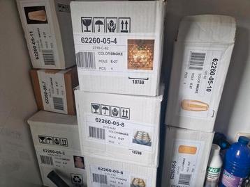 8x behuizing hanglamp quinto smoke hanglamp beschikbaar voor biedingen