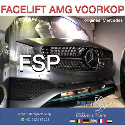 W176 FACELIFT AMG VOORKOP Mercedes A Klasse 2012-2018 GRIJS, Auto-onderdelen, Carrosserie en Plaatwerk, Bumper, Mercedes-Benz