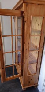 Mooie vitrinekast Cottage, Huis en Inrichting, Ophalen, Gebruikt, 100 tot 150 cm, 25 tot 50 cm
