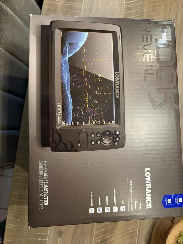 Lowrance Hook Reveal 9 + 3 in 1 tripleshot, Watersport en Boten, Navigatiemiddelen en Scheepselektronica, Zo goed als nieuw, Ophalen of Verzenden