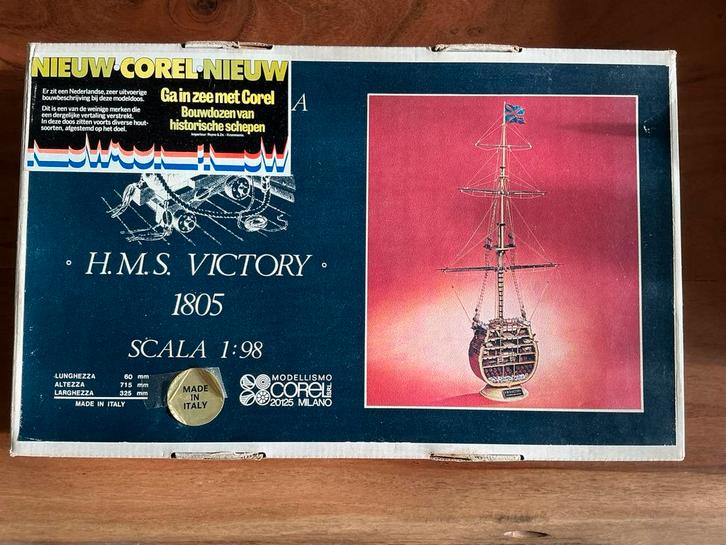 H.M.S. Victory, Hobby en Vrije tijd, Modelbouw | Boten en Schepen, Gebruikt, 1:50 tot 1:200, Overige merken, Ophalen of Verzenden