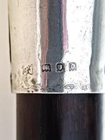 antieke wandelstok, knop sterling zilver, London 1919, Ophalen of Verzenden, Zilver