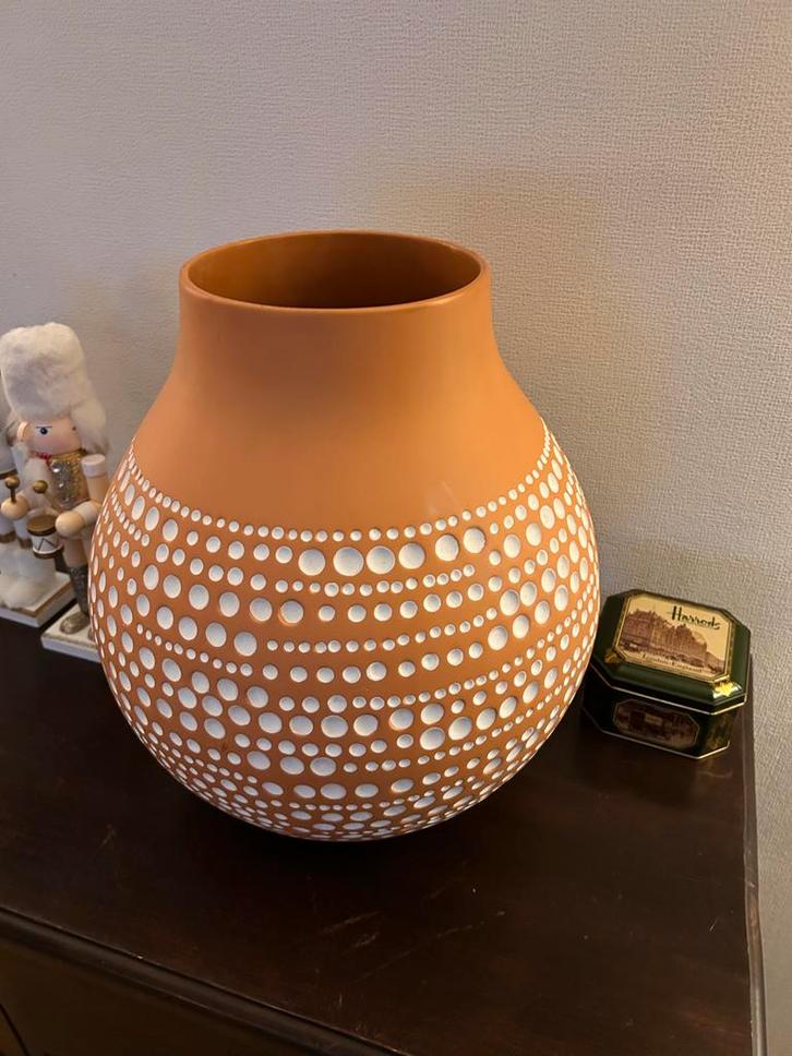 Hella Jongerius Afrika Vaas -! Let op. Beschadigd, Huis en Inrichting, Woonaccessoires | Vazen, Gebruikt, Overige kleuren, Minder dan 50 cm