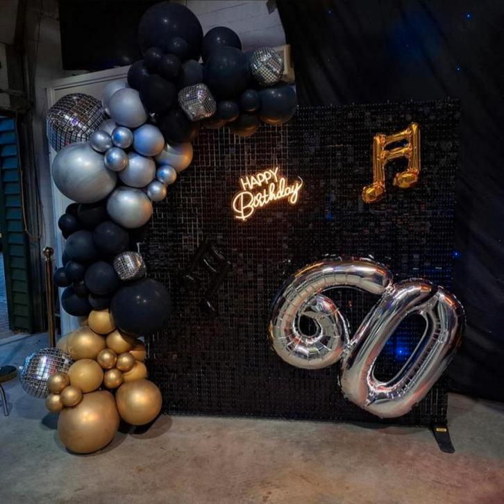 Backdrops shimmerwall ballon decoratie, Hobby en Vrije tijd, Feestartikelen, Ophalen of Verzenden