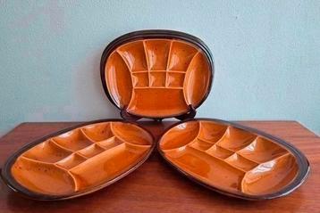 3 grote fondue /gourmet borden Gallo Villeroy & Boch beschikbaar voor biedingen