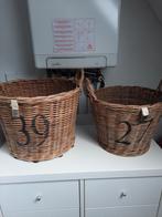 Riviera maison rattan manden, Huis en Inrichting, Woonaccessoires | Schalen en Manden, Ophalen, Zo goed als nieuw, Rond, Riet