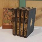 Set 4 oude boeken uit 1857 Noord Nederland J. van Lennep, Ophalen of Verzenden