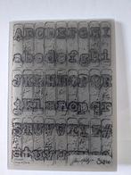 Tim Holtz Texture Fades Alphabet embossingfolder, Ophalen, Zo goed als nieuw, Overige thema's, Knipvel