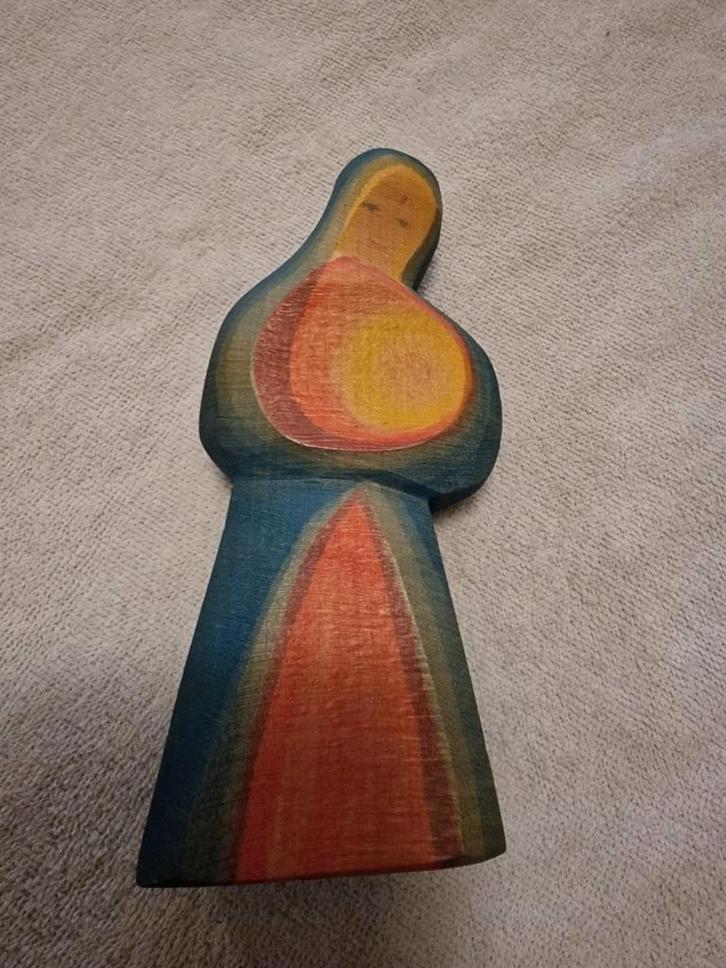 Oude Maria Ostheimer Houten Figuur, Antiek en Kunst, Kunst | Beelden en Houtsnijwerken, Ophalen of Verzenden