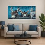 Ezels 3D schilderij, Ophalen