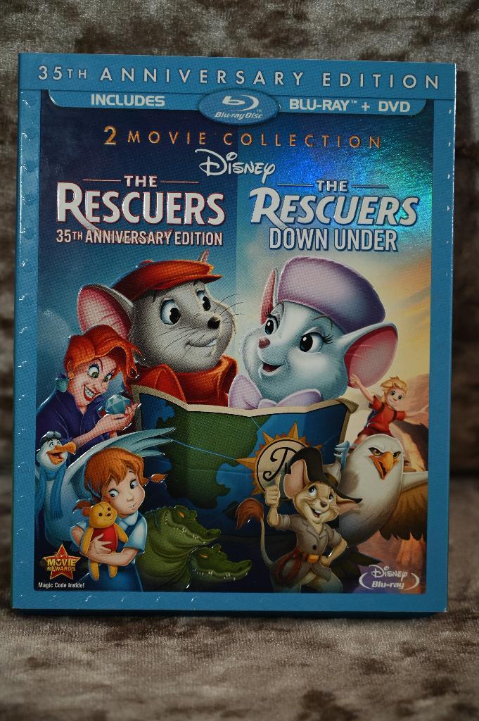 Disney - The Rescuers 2-Movie Collection bluray Down Under, Cd's en Dvd's, Blu-ray, Zo goed als nieuw, Tekenfilms en Animatie