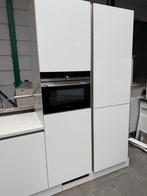 Complete Hoogglans Witte Hoekkeuken Greeploos + GEDEMONTEERD, Gebruikt, Wit, Hoekkeuken, Ophalen of Verzenden