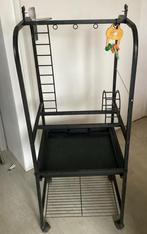 Vogelstandaard / papegaaien standaard, Dieren en Toebehoren, Ophalen of Verzenden, Gebruikt, Metaal, Vogelkooi