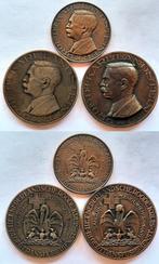 Landsteiner 3 penningen, Postzegels en Munten, Verzenden, Brons, Nederland