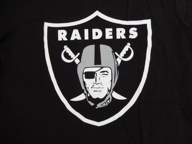 * Nieuw H&M NFL Raiders zwart shirt maat 170 *, Kinderen en Baby's, Kinderkleding | Maat 170, Nieuw, Jongen of Meisje, Shirt of Longsleeve