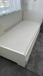 IKEA Bed - Wit - Eenpersoons, Huis en Inrichting, Slaapkamer | Bedden, Ophalen, Gebruikt, 90 cm, Eenpersoons
