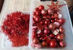 bak met rode kerstboom versiering, Diversen, Kerst, Ophalen, Gebruikt