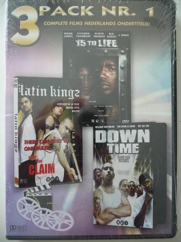 00C: 3 Pack nr. 1 – 15 to life, Latin Kingz, Down time (in p beschikbaar voor biedingen