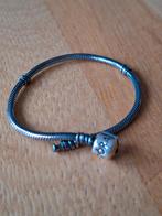 Pandora zilveren armband met clipsluiting 20 cm, Sieraden, Tassen en Uiterlijk, Bedels, Pandora, 1 bedel, Ophalen of Verzenden